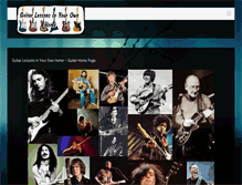 Tablet Screenshot of guitar-lessons-at-home.com